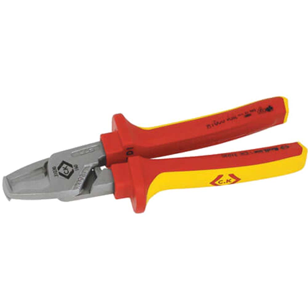 CK RedLine VDE Insulated Heavy Duty Cable Cutters 165mm CK RedLine VDE Insulated Heavy Duty Cable Cutters 165mm