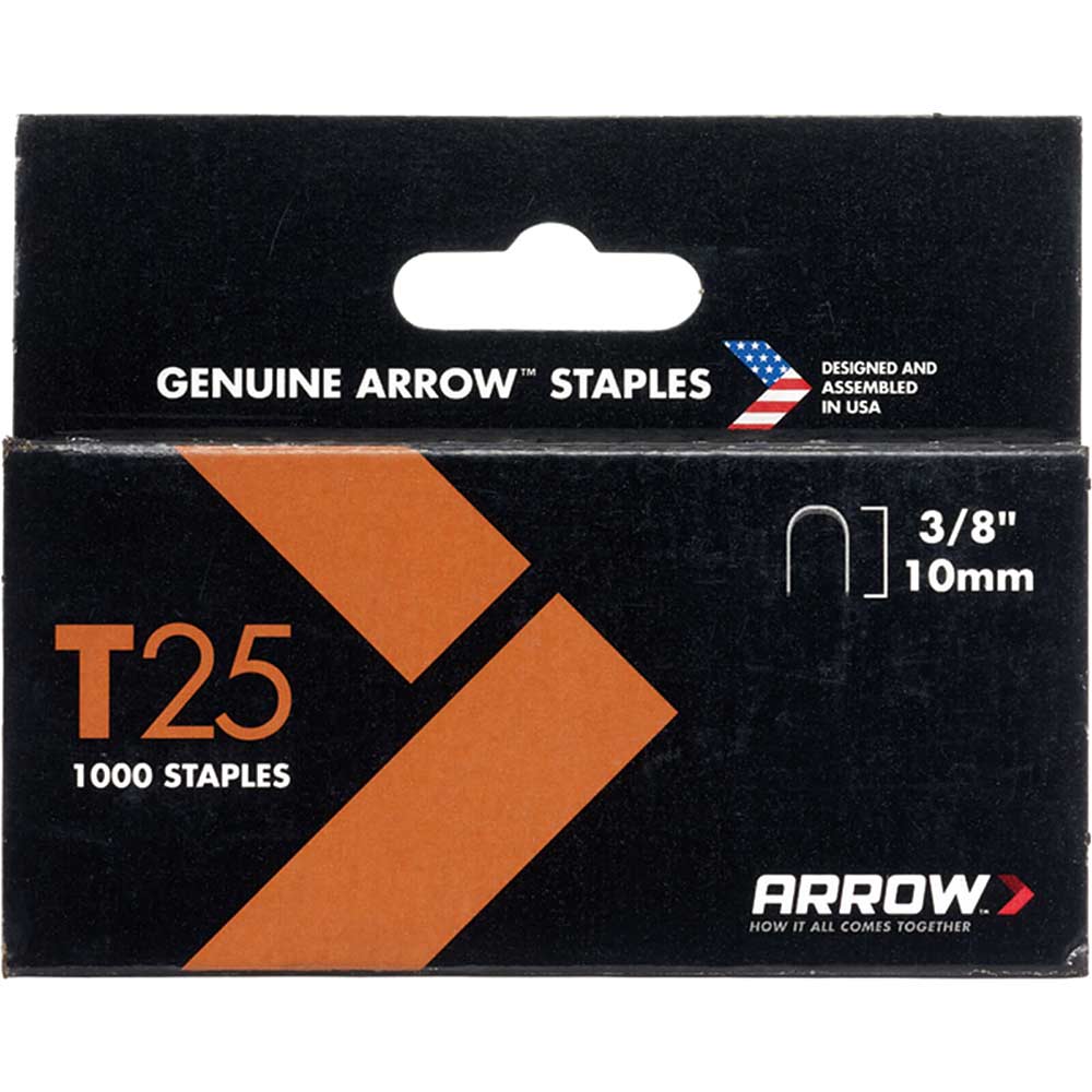Arrow T25 Staples Pack of 1000 38 Arrow T25 Staples Pack of 1000 38
