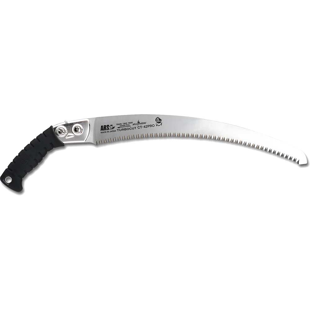 ars ct42pro pruning saw with rubber grip handle sheath and 420mm turbocut curved blade overall 600mm long ars ct42pro pruning saw with rubber grip handle sheath and 420mm turbocut curved blade overall 600mm long