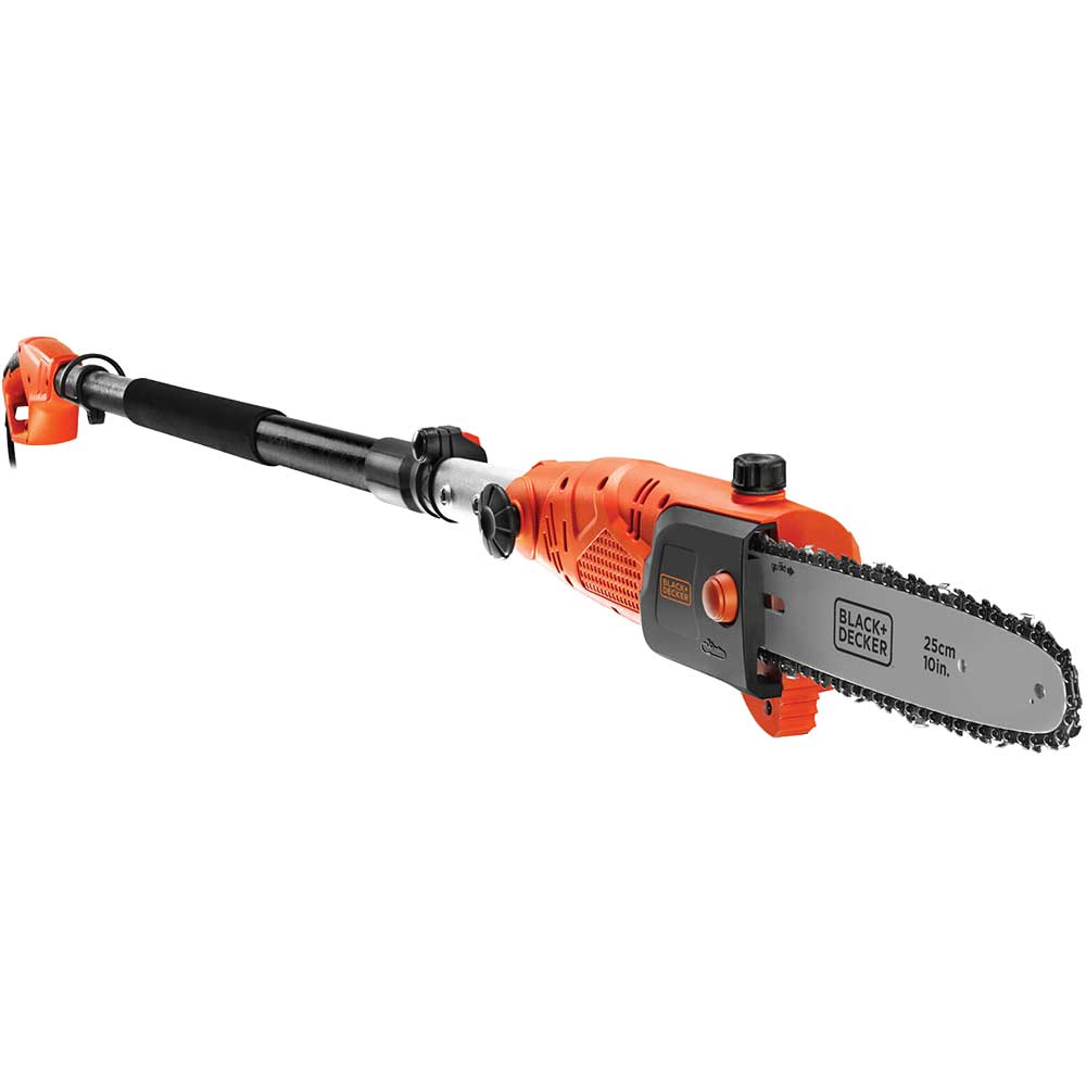 Black and Decker PS7525 Electric Pole Tree Pruner 250mm Bar 800w 240v Black and Decker PS7525 Electric Pole Tree Pruner 250mm Bar 800w 240v