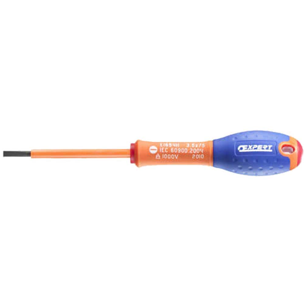 Britool 35 x 75mm VDE Insulated 1000v Slotted Screwdriver 177mm Britool 35 x 75mm VDE Insulated 1000v Slotted Screwdriver 177mm