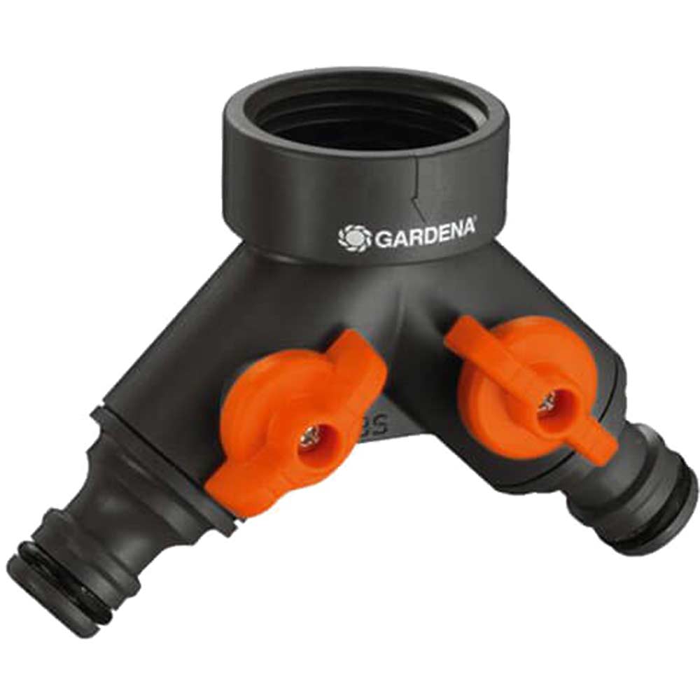 Gardena Twin Threaded Tap Connector for 12 BSP Taps Gardena Twin Threaded Tap Connector for 12 BSP Taps