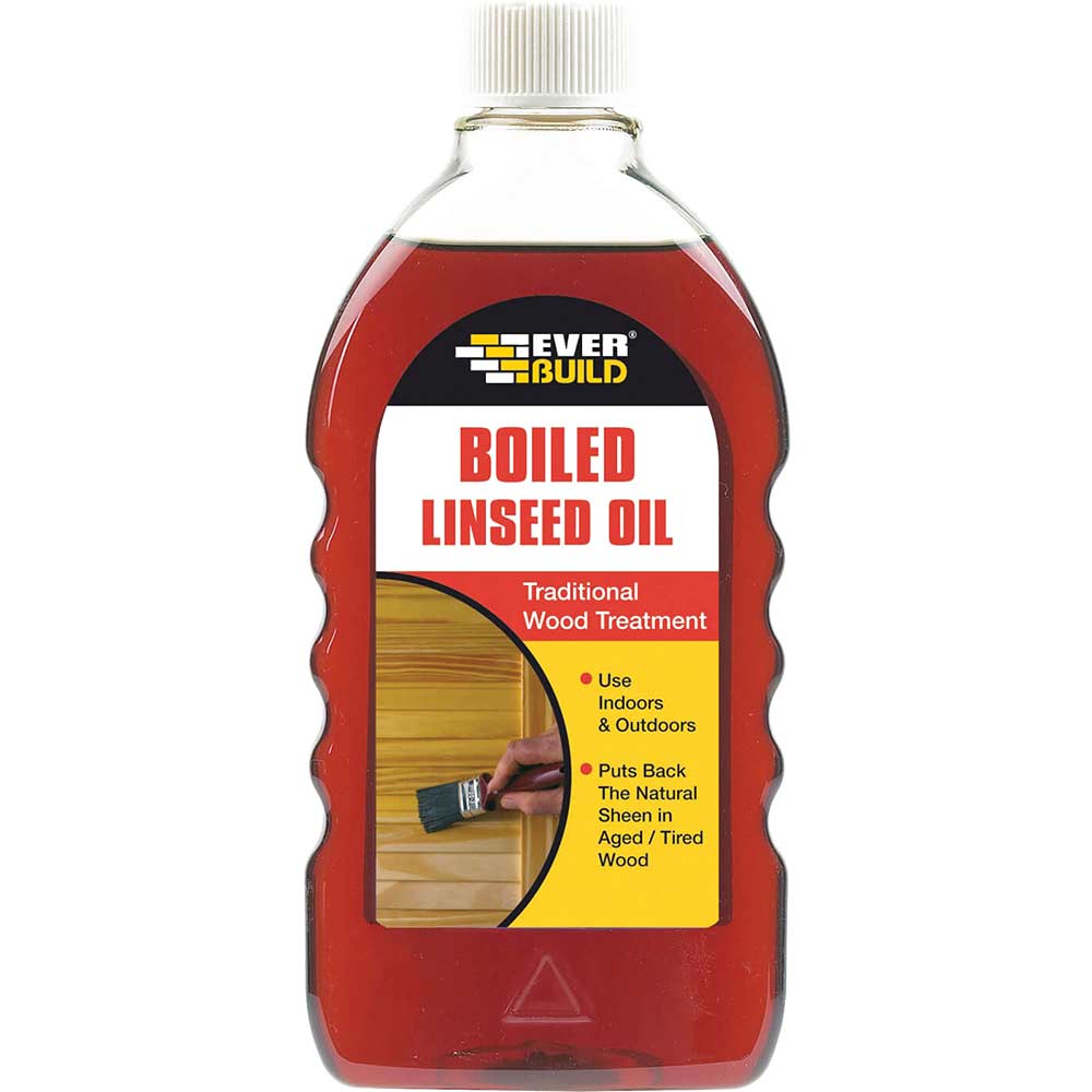 Everbuild Boiled Linseed Oil 500ml Everbuild Boiled Linseed Oil 500ml