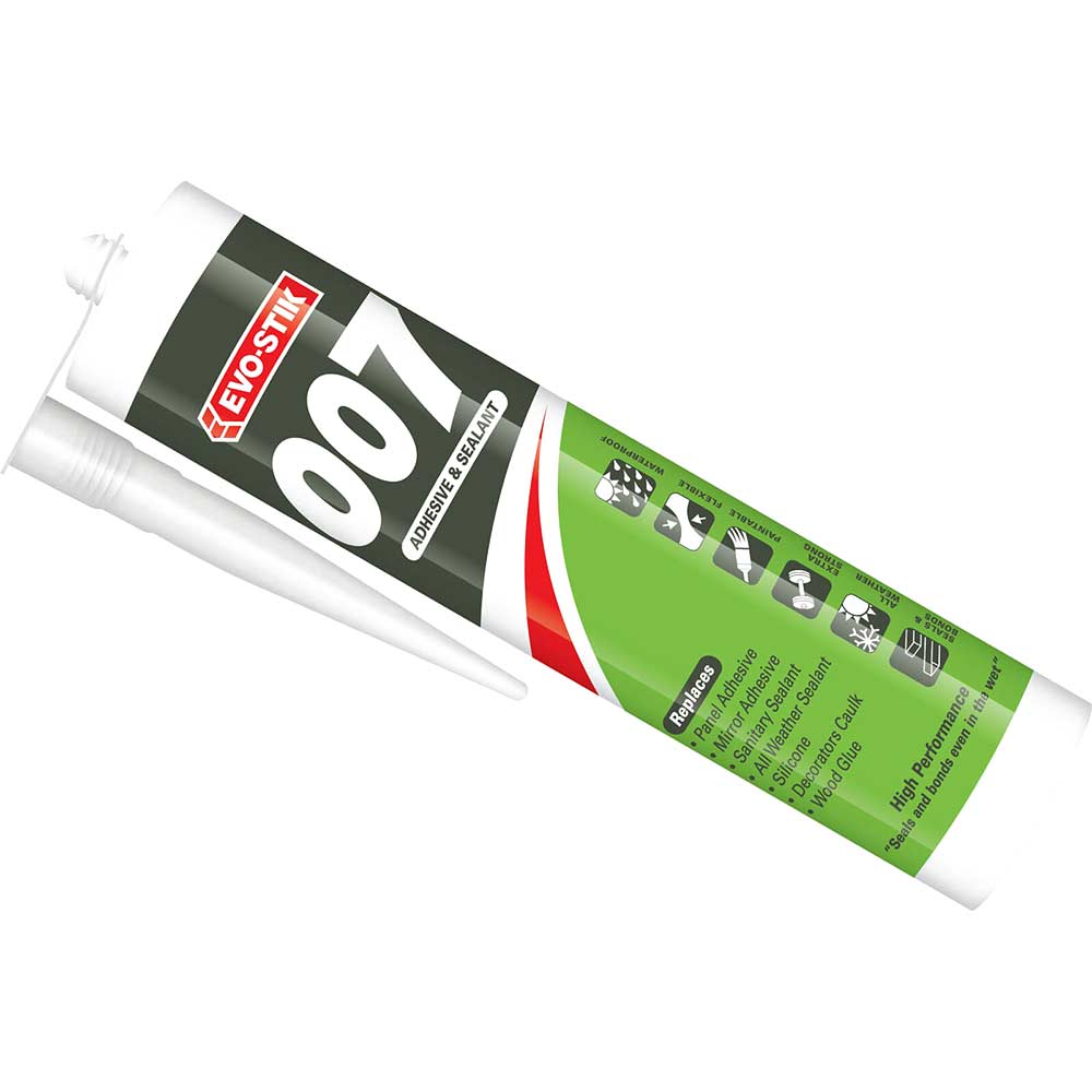 EvoStik 007 Adhesive and Sealant Clear 290ml EvoStik 007 Adhesive and Sealant Clear 290ml