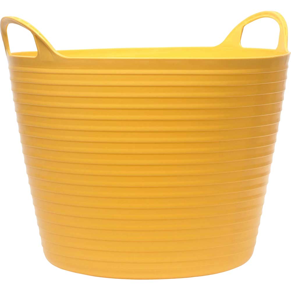 Faithfull Heavy Duty Polyethylene Flexable Tub 60 Litres Yellow Faithfull Heavy Duty Polyethylene Flexable Tub 60 Litres Yellow