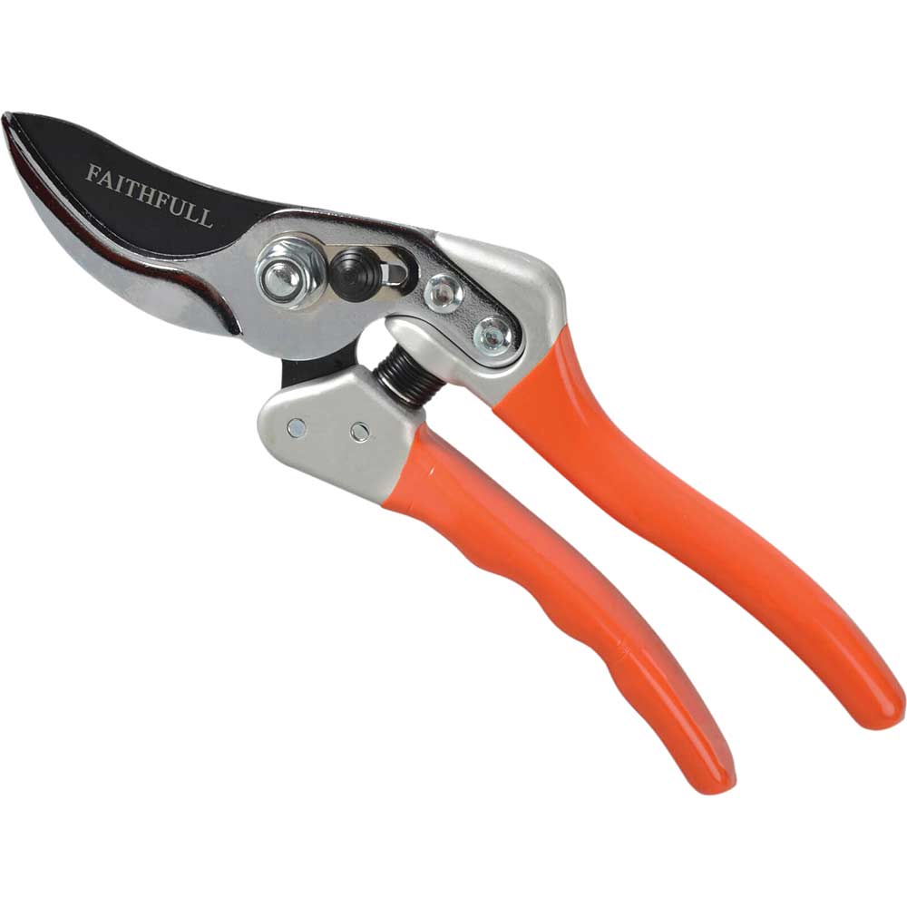 Faithfull Samurai Bypass Secateurs 22mm Max Cut 230mm Long Faithfull Samurai Bypass Secateurs 22mm Max Cut 230mm Long