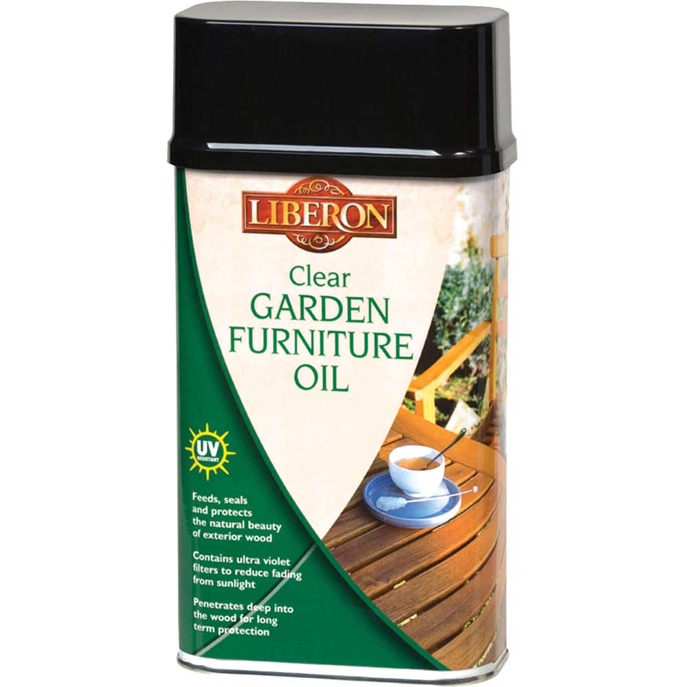 Liberon Garden Furniture Oil Clear 500ml Liberon Garden Furniture Oil Clear 500ml