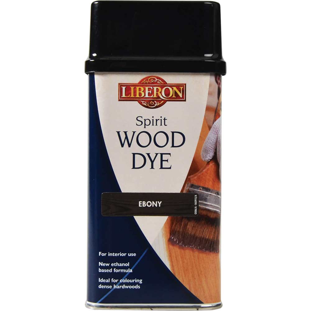 Liberon Spirit Wood Dye Ebony 250ml Liberon Spirit Wood Dye Ebony 250ml