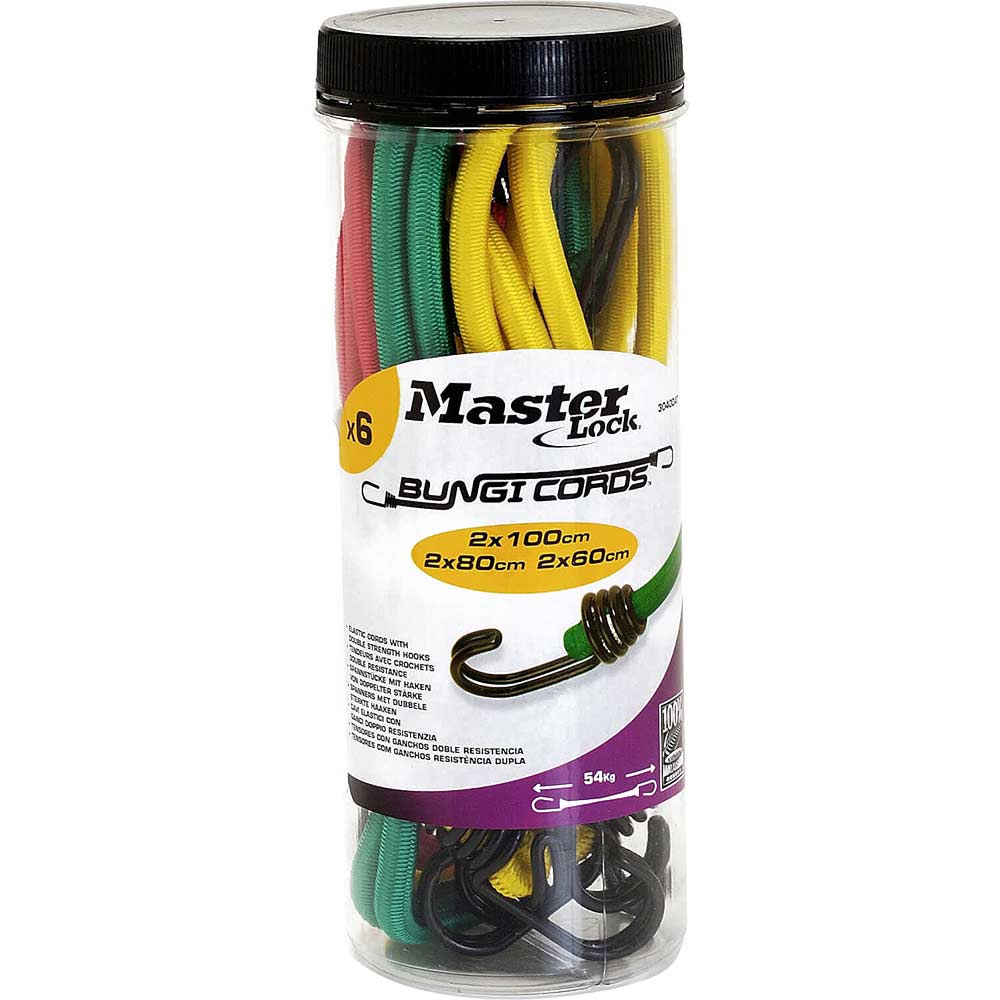 masterlock assorted 12 piece bungee cord jar masterlock assorted 12 piece bungee cord jar