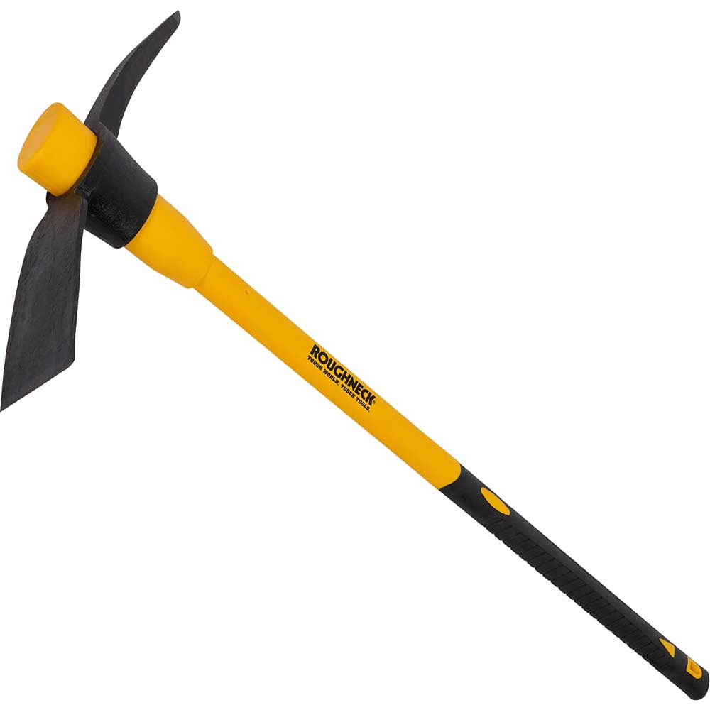 Roughneck Pick Mattock Head with Fibreglass Handle 5Lb Roughneck Pick Mattock Head with Fibreglass Handle 5Lb