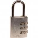 Abus 30mm 145 Series 3 Digit Combination Aluminium Padlock Silver