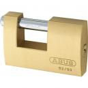 Abus 90mm 82 Series Monoblock Brass Shutter Padlock