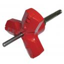 armeg electrical box socket sinking round cutter sds plus adaptor