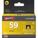 Arrow Insulated Staples 300 8X8mm Black