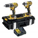 DeWalt DCK266D2 18v Cordless XR Brushless Combi Drill and Impact Driver with 2 Lithium Ion Batteries 2ah