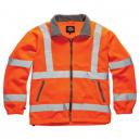 Dickies Mens GORT Fleece Jacket Orange 3XL