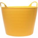 Faithfull Heavy Duty Polyethylene Flexable Tub 60 Litres Yellow