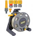 Hozelock 30 Metre Compact Floor Standing Hose Reel with 25 Metre Hose Pipe 125mm 12 and Connectors