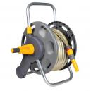 Hozelock 45 Metre Floor or Wall Hose Reel with 25 Metre Hose Pipe and Connectors