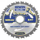 Irwin Weldtec Circular Saw Blade 165mm x 24 Teeth x 30mm Bore ATB