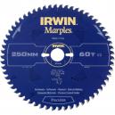 Irwin Marples Circular Saw Blade 250mm x 60 Teeth x 30mm Bore ATB Neg M