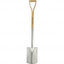 Kent and Stowe Stainless Steel Digging Spade 11 Metre Long