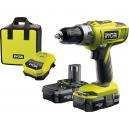 Ryobi LLCDI18022 ONE 18v Cordless Combi Drill with 2 Lithium Ion Batteries 13ah