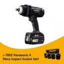 PANASONIC EY7552LS2S31 18V HEAVY DUTY IMPACT WRENCH 2 X 42AH LIION BATTERIES