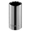 BRITOOL EXPERT 12IN 12 POINT LONG REACH SOCKET 17MM