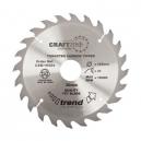 TREND CSB18424A MEDIUMCOARSE FINISH TCT CIRCULAR SAW BLADE 24TX30X184MM