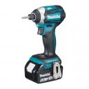 MAKITA DTD154RTJ 18V BRUSHLESS IMPACT DRIVER WITH 2X 50AH LIION BATTERIES SUPPLIED IN A MAKPAC CASE