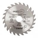 TREND CSB18424 MEDIUMCOARSE FINISH TCT CIRCULAR SAW BLADE 184MM X 24T X 16MM